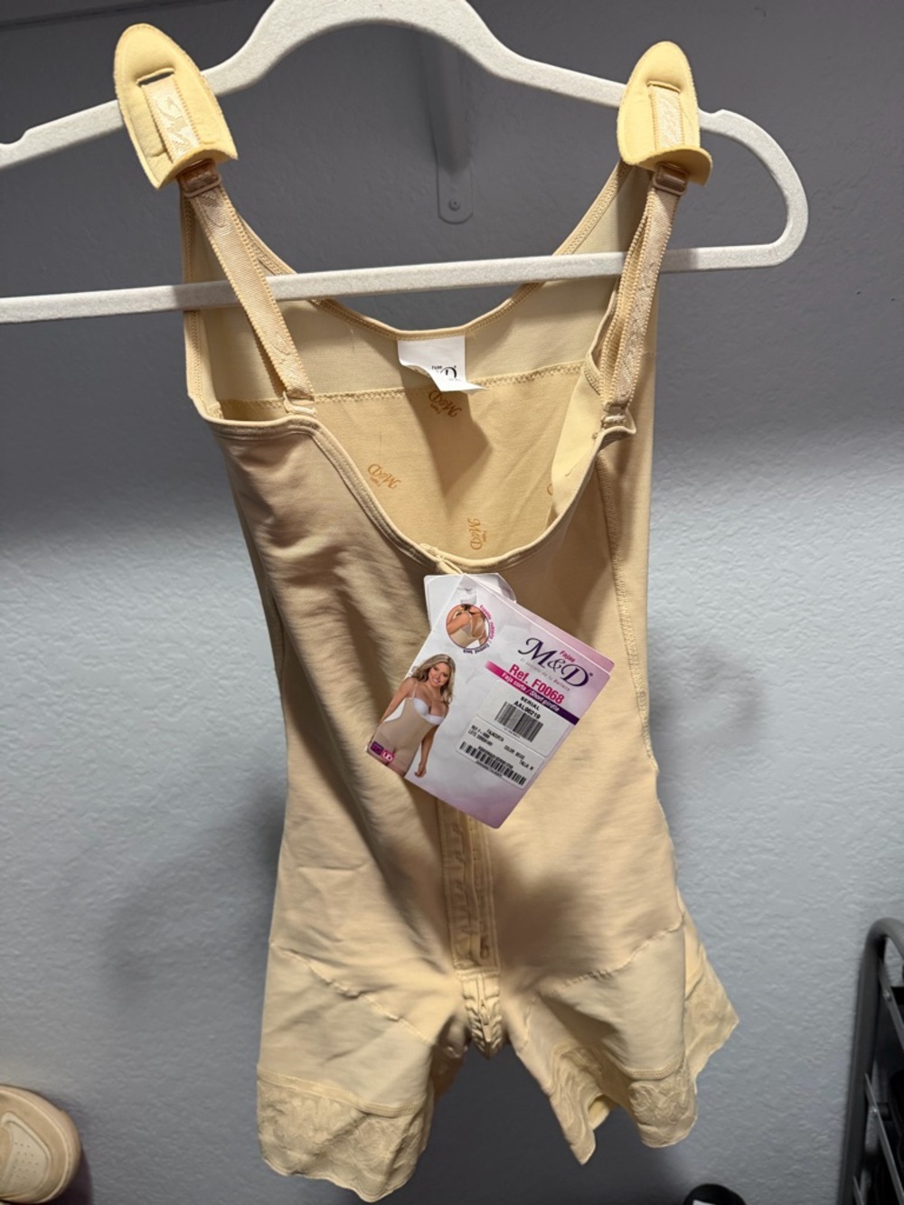 Light Nude Shaping Bodysuit with Adjustable Straps